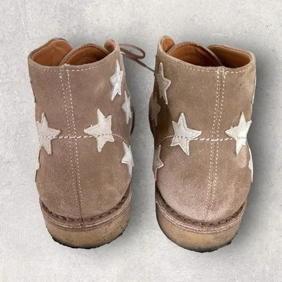 **Sold** Saint Laurent Star Nevada Suede Boots - Picture 5 of 10